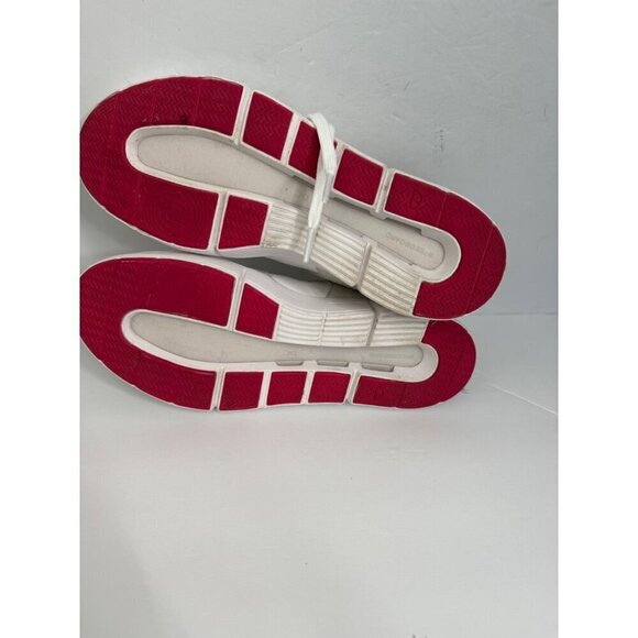 On Cloud The Roger Clubhouse Sneaker in Sand Cerise Womens Size 10 EU 42 NEW